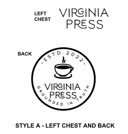 Virginia Press T-Shirt ~ Style A
