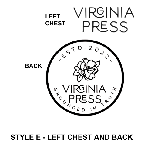 Virginia Press T-Shirt ~ Style E