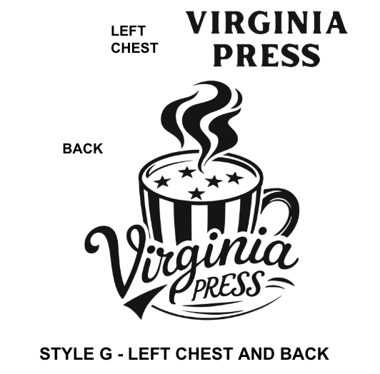 Virginia Press T-Shirt ~ Style G