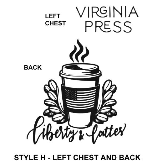 Virginia Press T-Shirt ~ Style H